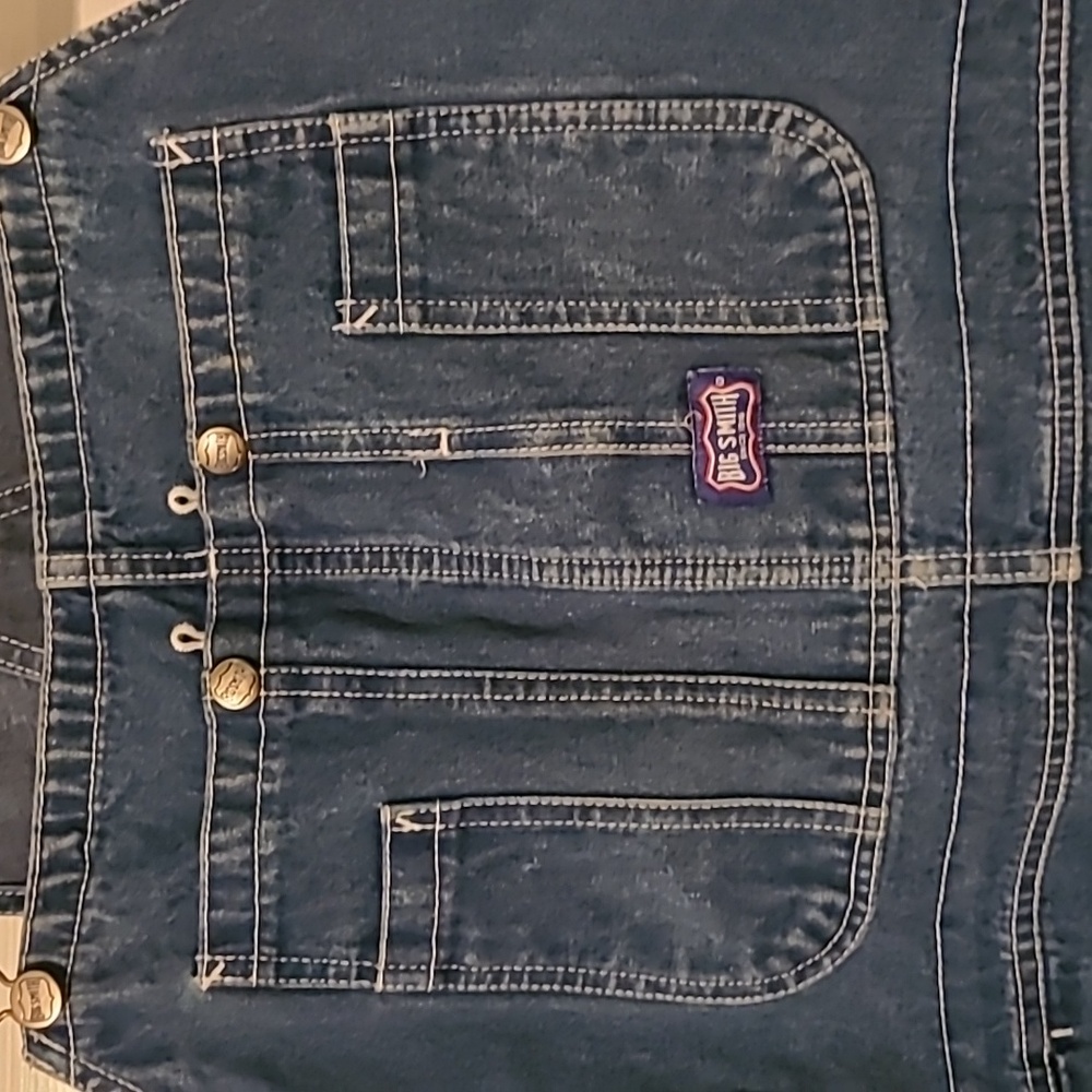 Big Smith Blue Denim Overalls 56x32 - Picture 2 of 12
